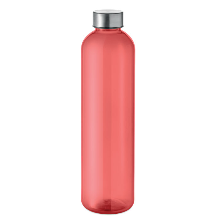 Bouteille personnalisable 1 L en RPET anti-fuite Utah Remax Rouge transparent